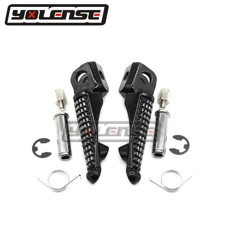 

Aluminum Motorcycle Front Passengers Foot Pegs Foot Rests With Brackets For Kawasaki ZX-6R ZX 6R ZX6R 636 2009 2010 2011