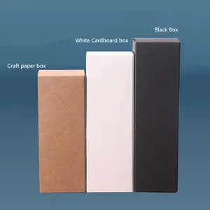 Акция! Картонная коробка для губной помады, черная, белая, косметический флакон духов, 10 шт.