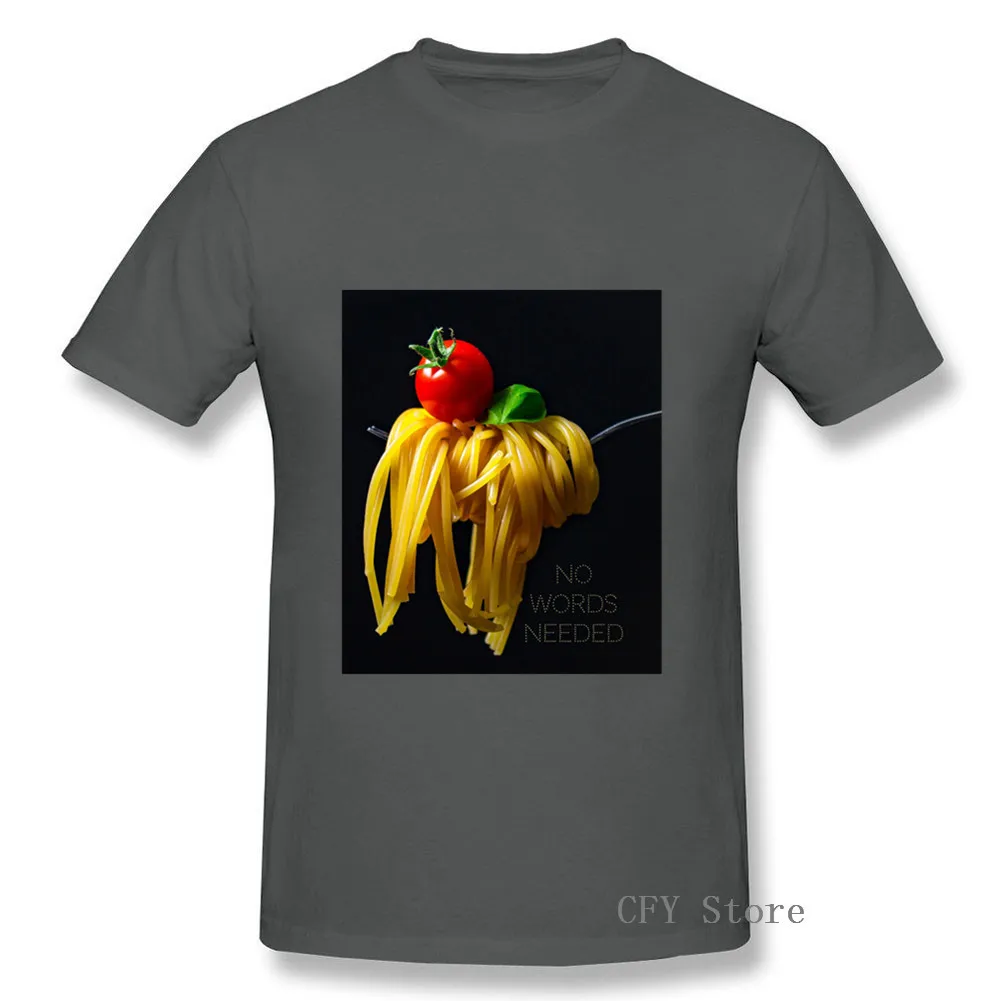 Итальянская лапша без слов необходимых футболка для мужчин 2019 летняя одежда в