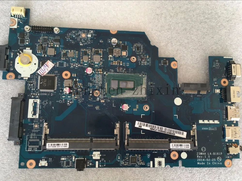 Материнская плата для ноутбука Acer aspire E5 571 Z5WAH E3 531 SR1EN LA B161P NBML811002 DDR3 Full test|motherboard