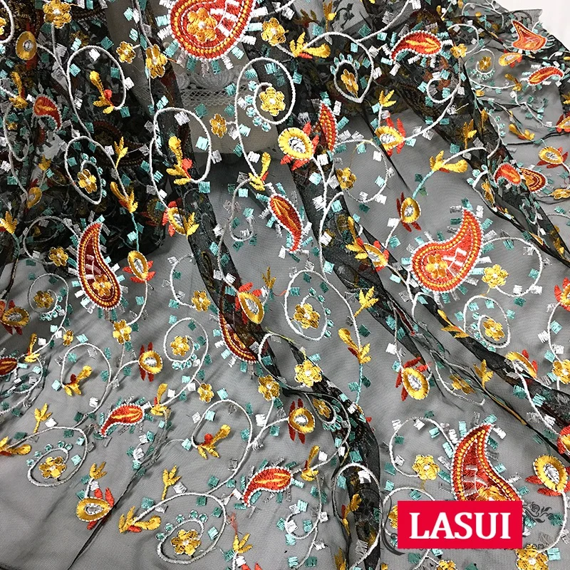 Новинка юбка LASUI 1 ярд X0508 для костюма топ декоративная ткань многоцветная