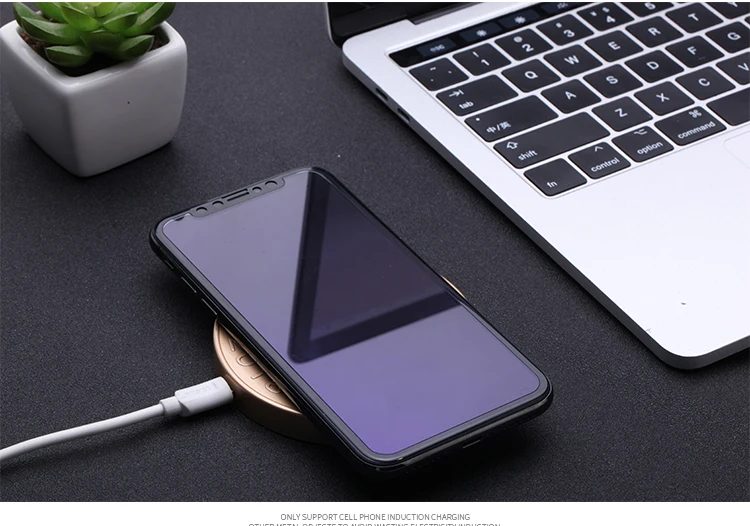 Беспроводное зарядное устройство Qi для iPhone X 10 8 7 6s быстрое USB 5 В 2 А зарядка Samsung