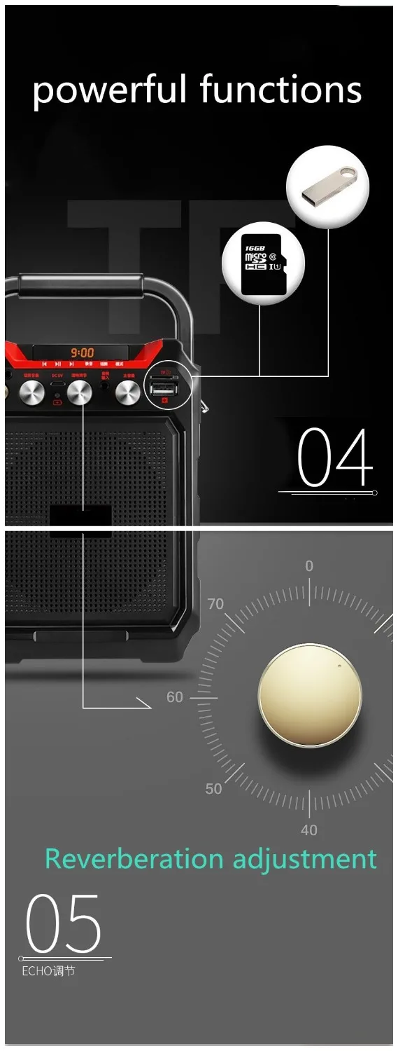 Bluetooth динамик квадратный танец портативный стерео Мобильный открытый аудио |