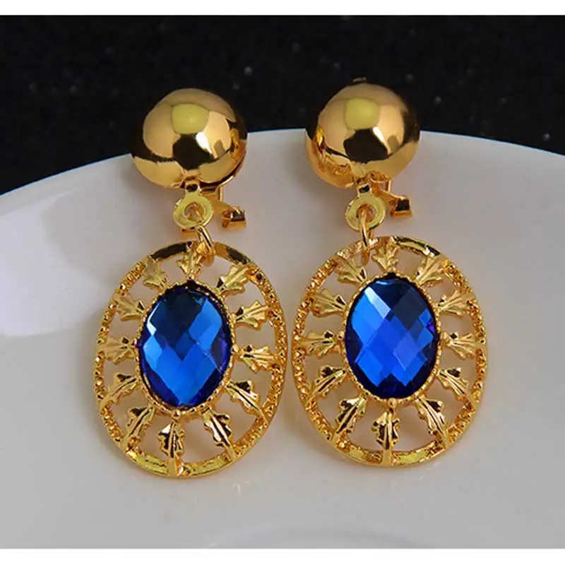 vintage jewelry set for bridal wedding african turkish statement necklace earrings india moonso nigeria J2070 | Украшения и
