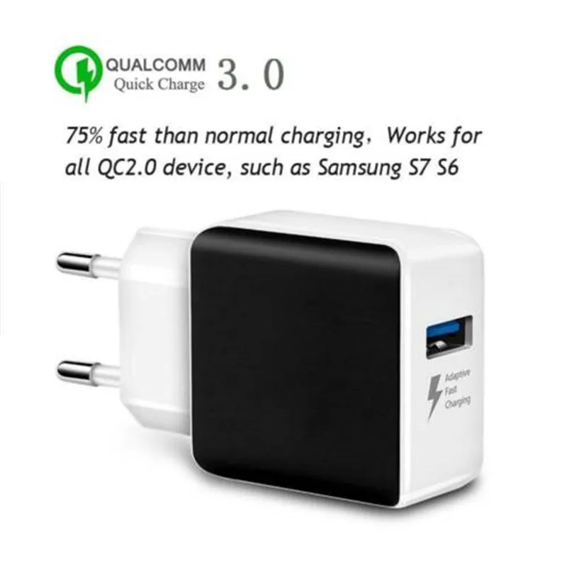 USB зарядное устройство QC3.0 Быстрая быстрая зарядка адаптер для путешествий
