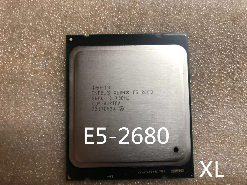 Процессор Intel Xeon E5 2680 ЦП 2 7G Serve LGA 2011 SROKH C2 Восьмиядерный e5-2680 процессор для