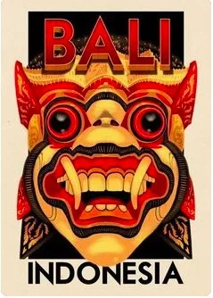 Си Бали Айленд Индонезия Трэвел Ретро Винтаж Постер Канвас Пейнтинг ДИЙ Вол Пэйпер Постерс Хоум Декор Гифт он.
