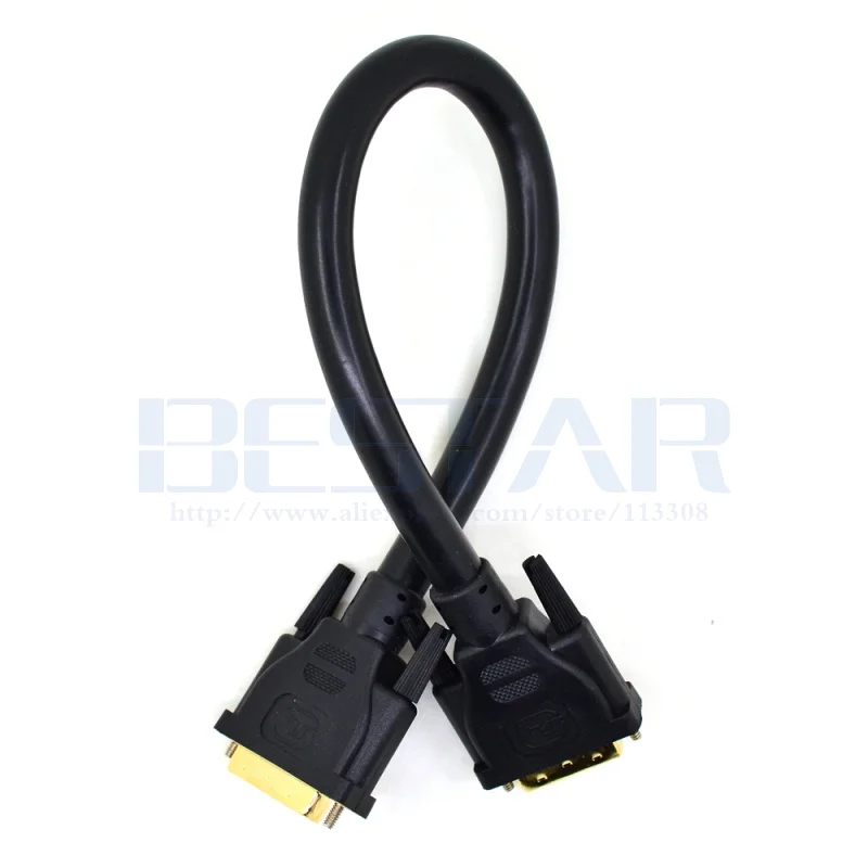 Кабель DVI-DVI 30 см WQXGA (2560x1600) DVI-D двойная связь 25pin HD 2K для Apple Cinema Display Dell UltraSharp 3007WFP/3008