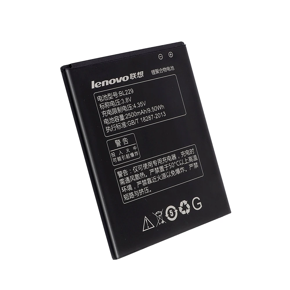 Оригинальный аккумулятор BL229 для Lenovo Gold Gladiator A8 A806 A808T akku 2500 мАч 3 8 В