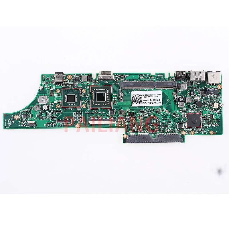 PAILIANG материнская плата для ноутбука DELL Latitude 13 V13 PC CN 067KDW 6050A2307401 MB A02 tesed