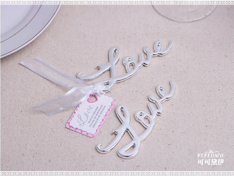 

wedding favor gift and giveaways "LoVE"Bottle Opener wine favor party souvenir favor 20pcs/lot