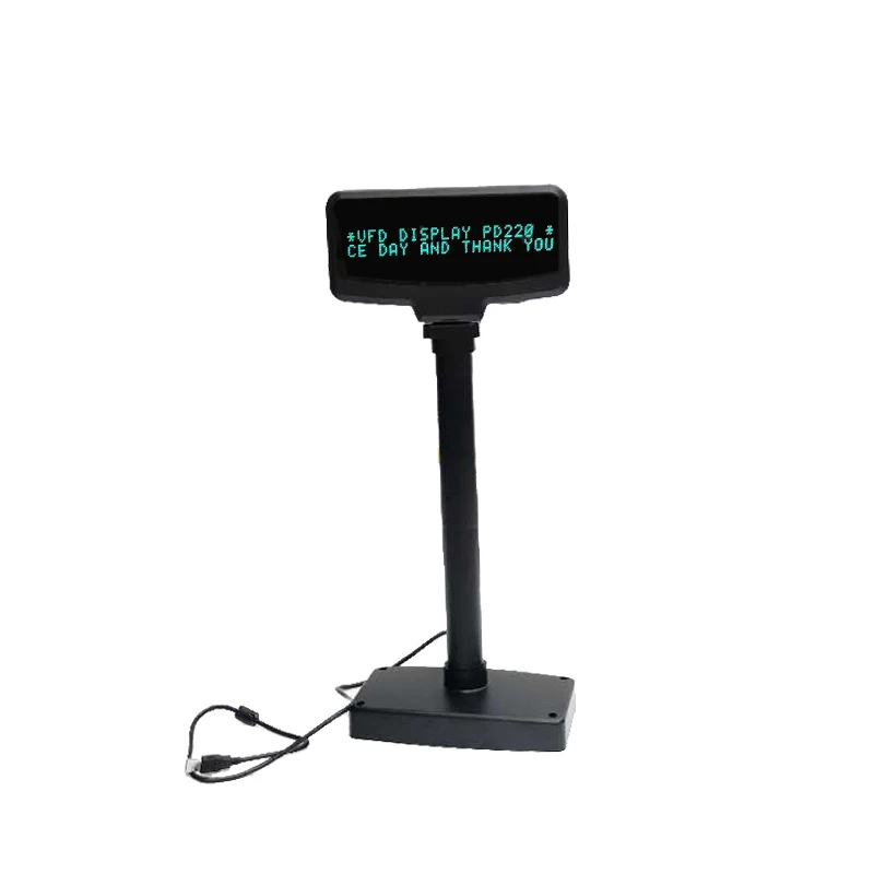 USB-интерфейс клиентский дисплей VFD полюс экран клиента 20 колонн x 2 линии фабрика