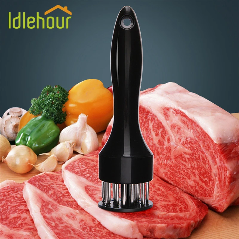 21 иглы Мясо Tenderizer Нержавеющая сталь бифштекс свинины ряд игла Кухня Пособия по