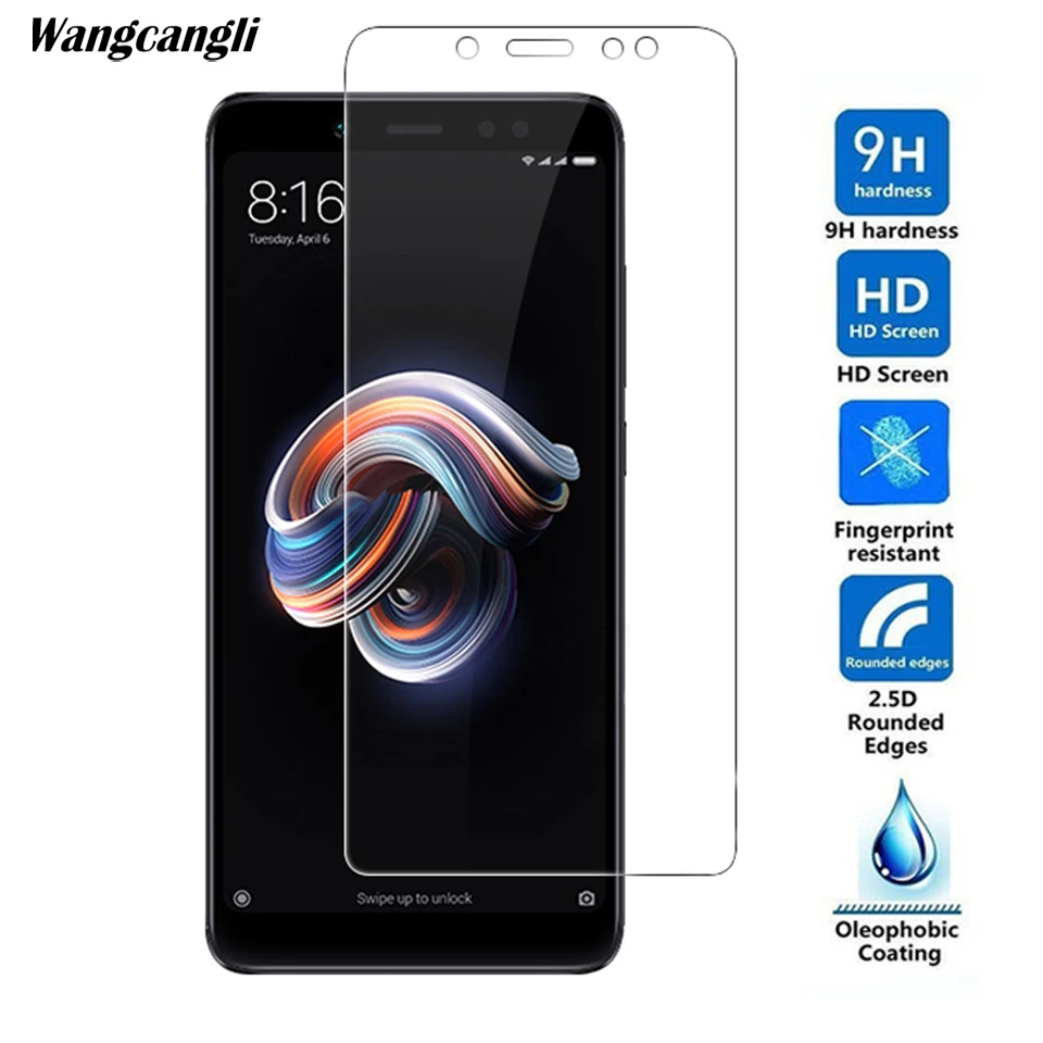 Закаленное стекло Защитная пленка для экрана Xiaomi Redmi Note 5 Noet 5A plus 2.5D 0 26 мм 9 H |