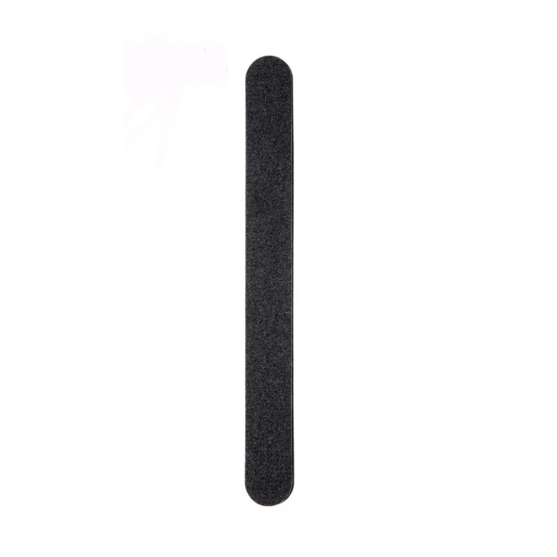 1 pcs black 10 шт./лот наждачная бумага пилочка для ногтей Гель-лак 100/180 профессиональный маникюрный буферный педикюр двухсторонний набор инструментов для ногтей de limas 29 - Цвет: 1 pcs black