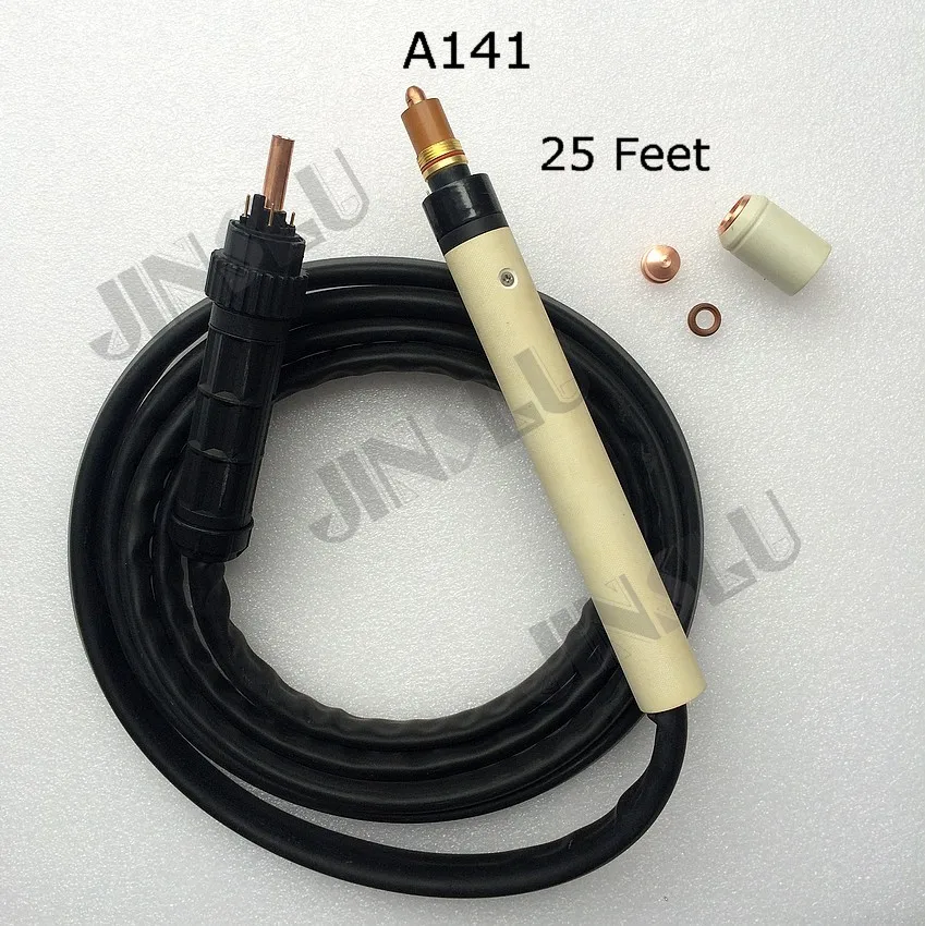 8 Meters 140A Plasma Torch Straight A141 Air-cooled  for CNC Plasma Cutting Machine Central Connector SALE1