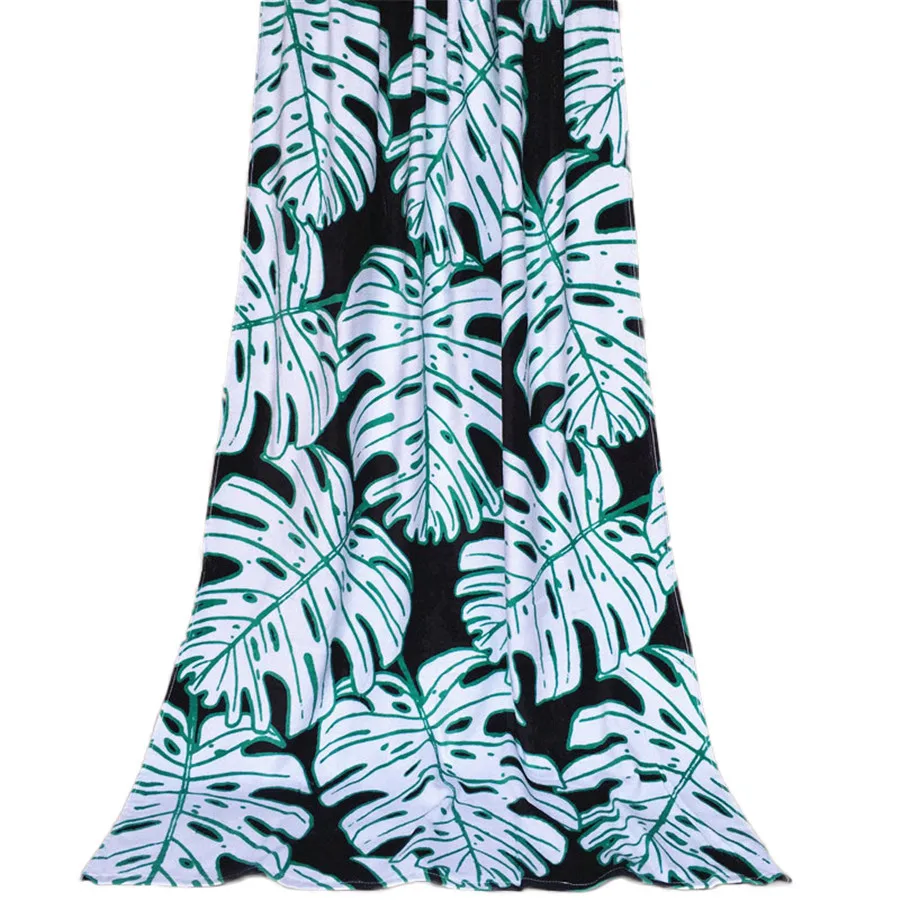 Новинка 2019 пляжное полотенце для скандинавских черепах бамбук прямоугольное из