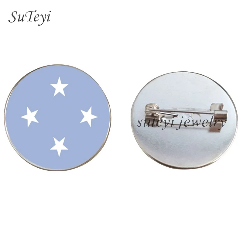 SUTEYI Маршалловы Острова/Перу флага значок на булавке брошь Федеративные