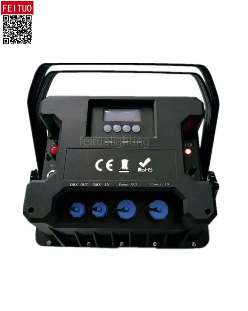2 шт. Новый светодиодный настенный светильник на батарейках Ip65 12x18 Вт Rgbwa Uv 6в1 Wifi