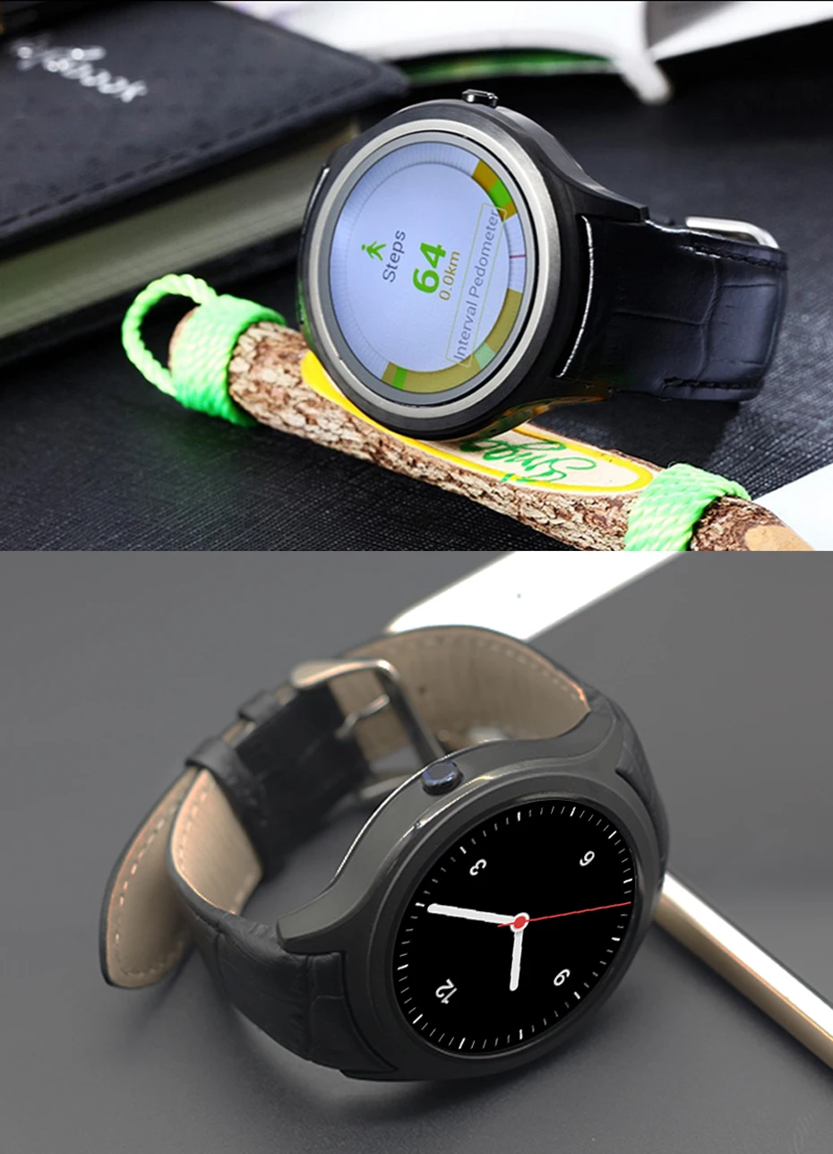 Finow X1 умные часы носимые устройства Android 4,4 3g WI-FI gps часы № 1 D5 Smartwatch PK KW88 KW18 I3 DM368 часы черного цвета