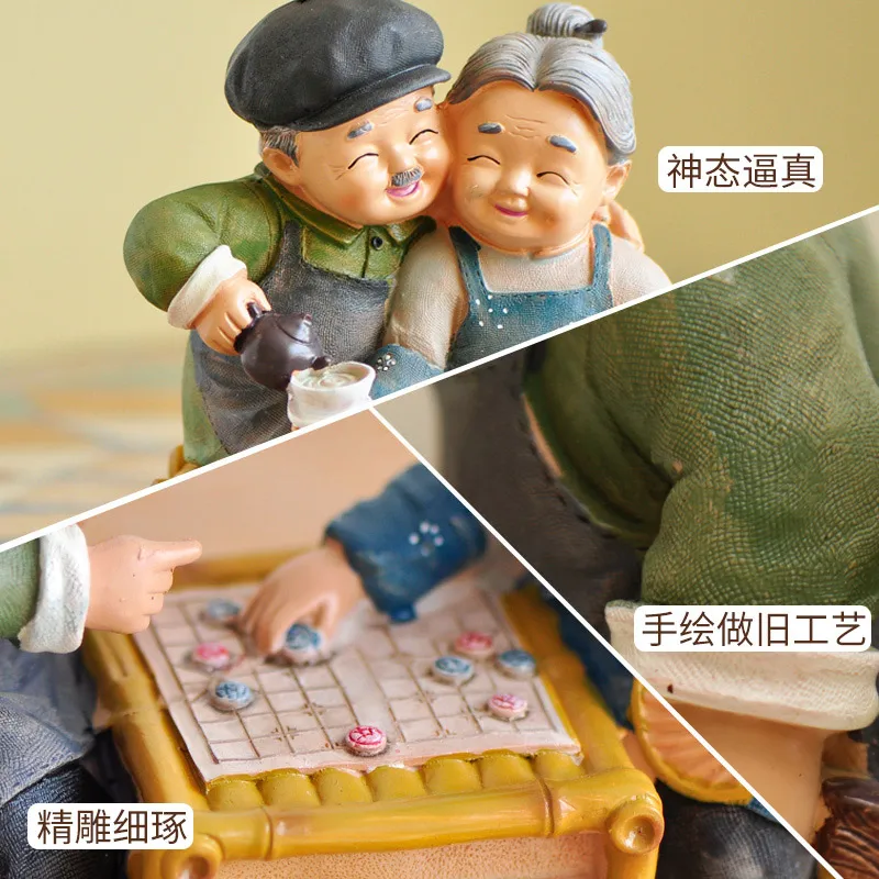 

Creative and warm Small ornaments in the living room Family room Home Decorations Elderly grandparents Furniture crafts