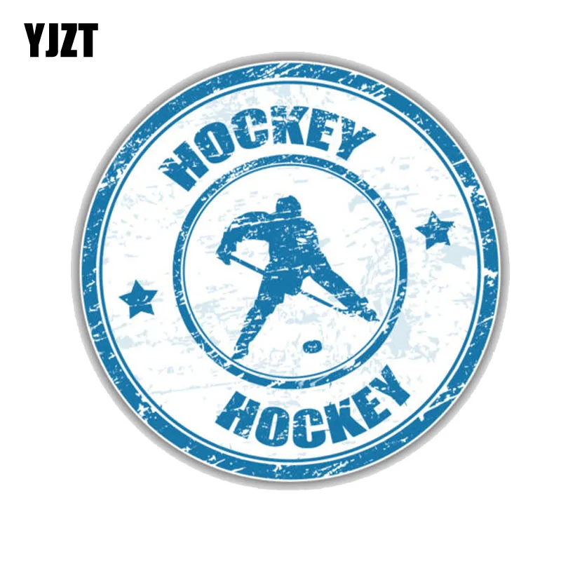 YJZT 13 см * Hockey Grunge резиновый штамп ПВХ стикер автомобиля креативная наклейка 11-00036 | Отзывы и видеообзор
