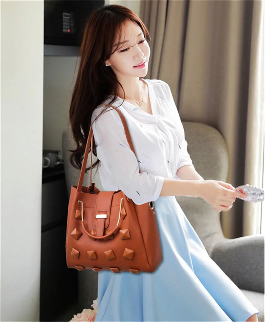 Сумки Bolsas Femininas дешевая кожаная сумка набор