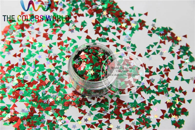 

ISS-103 Mix Colors Solvent Resistant Glitter Spangles for Nail Polish Acrylic,DIY supplies1pack=50g