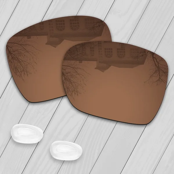 Brown-Nose pads E.O.S поляризованные улучшенные Сменные линзы для солнцезащитных очков с отклонением от Окли-несколько вариантов - Цвет линз: Brown-Nose pads