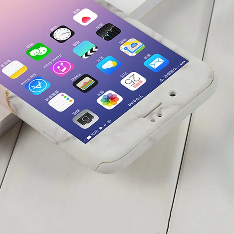 FTAIDKJ модный Твердый чехол для iPhone X 8 Plus 6 6S 5 5S SE 360 градусов чехлы с полной защитой |