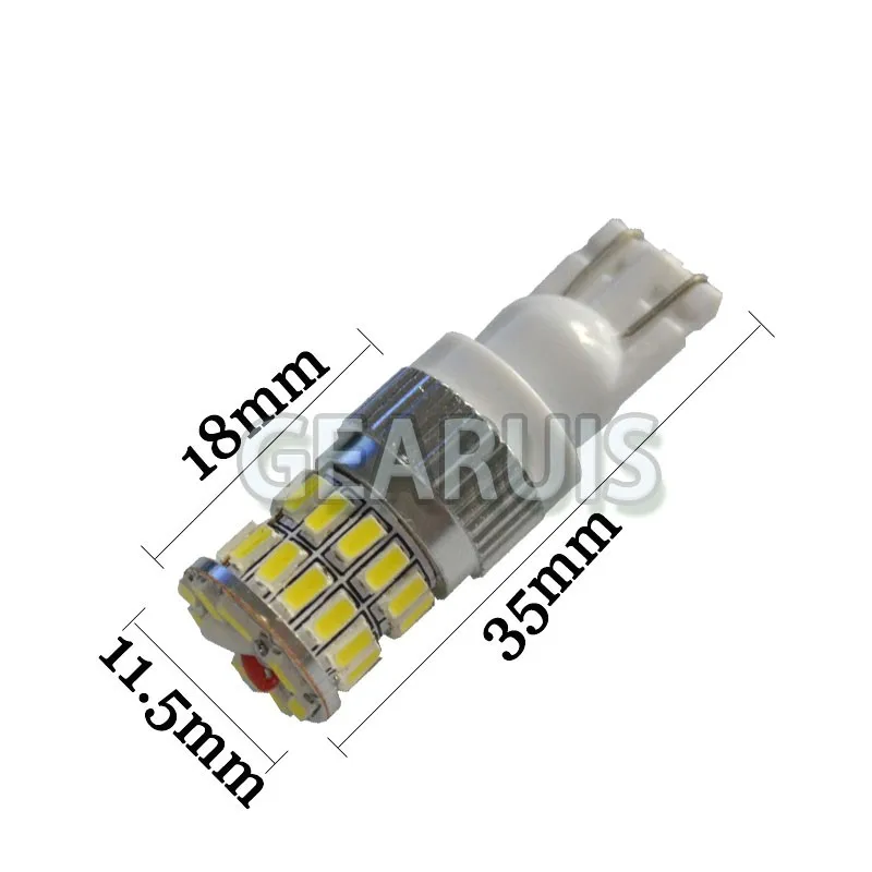100 шт Высокий люмен белый T10 200MA 36 SMD 3014 Светодиодный лампы W5W 194 168 2825 светодиодный