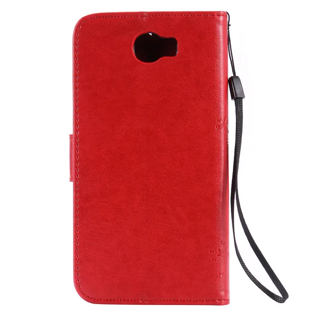 Для huawei y5 2 case luxury pu кожаный откидная крышка для ii телефон защитная |