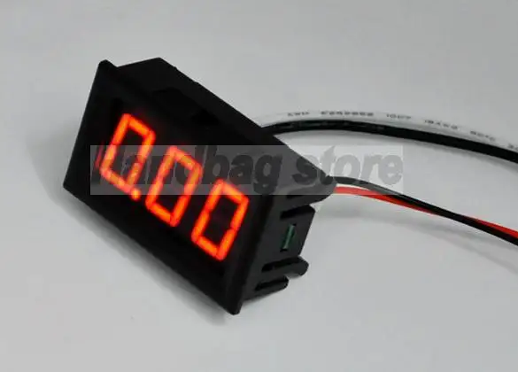 2014 новинка красный из светодиодов панели метр мини цифровой амперметр AMP