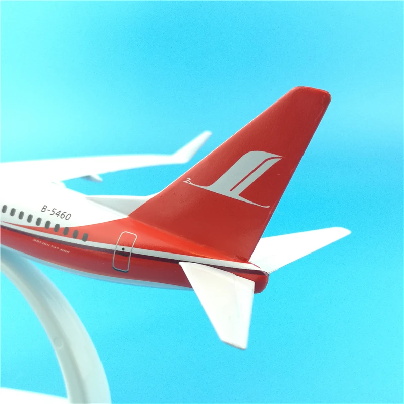 

20cm Shanghai Airlines Boeing 737-800 metal aircraft model air shanghai B737 airbus airplane model aviation toys gift ornaments