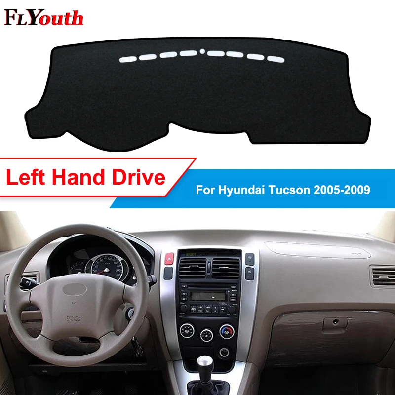 Для Hyundai Tucson 2005 2006 2007 2008 2009 приборной панели автомобиля покрытие защита от солнца