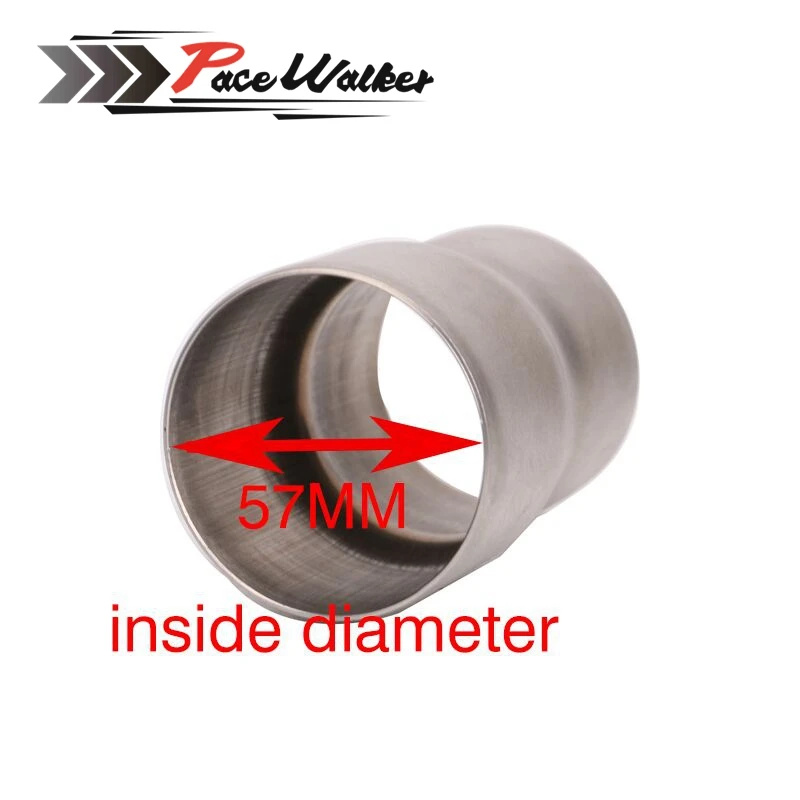 Бесплатная мм доставка 51 до 60 конвертер адаптер из нержавеющей стали мотоцикл