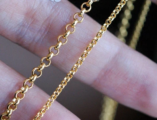 Металлическая звеньевая цепная петля 1 метр звено звенья аксессуары браслет