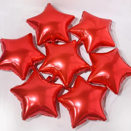 red balloon Шары для свадебной вечеринки надувные шары из алюминиевой фольги украшения для дня рождения взрослые декоративные шары для дня рождения anniversaire - Цвет: red balloon