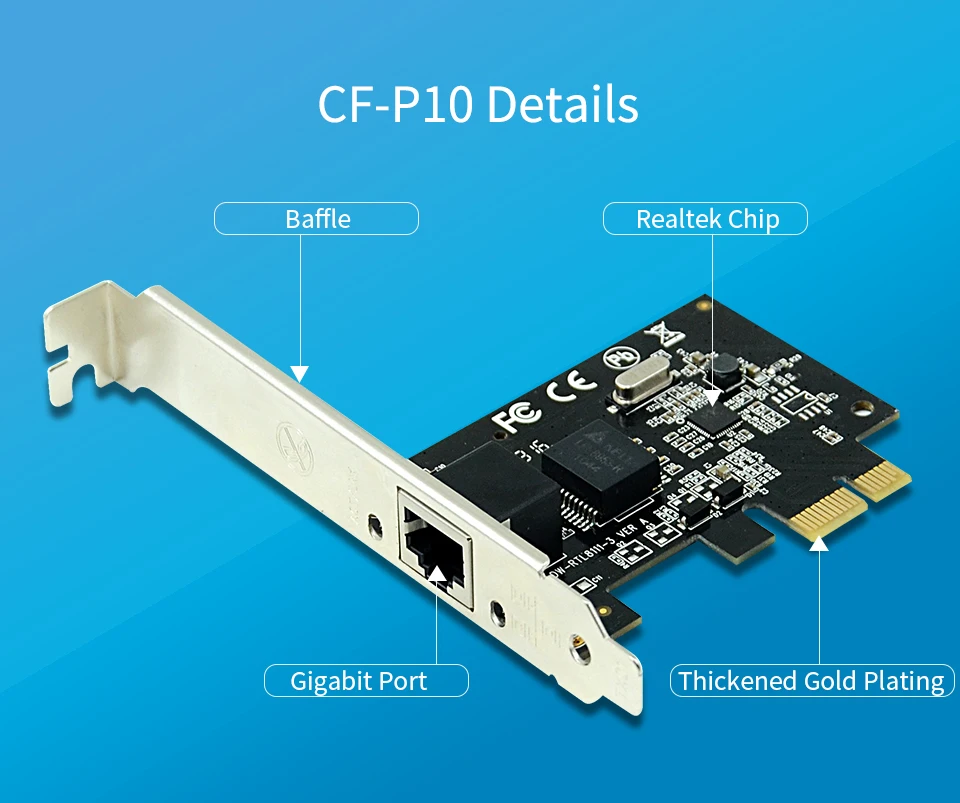 Новинка! 1000 Мбит/с Gigabit Ethernet PCI Express E сетевая карта 10/100/1000 м RJ 45 RJ45 LAN адаптер