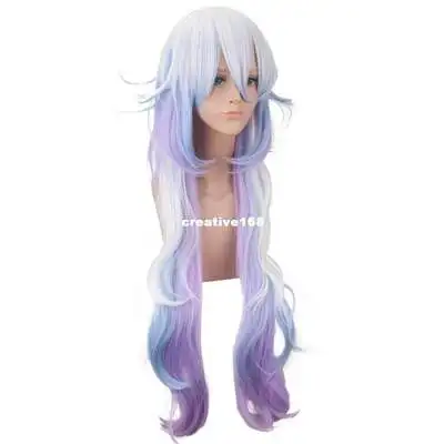 Anime Fate/Grand Order Caster Merlin Long Wig Cosplay Costum |