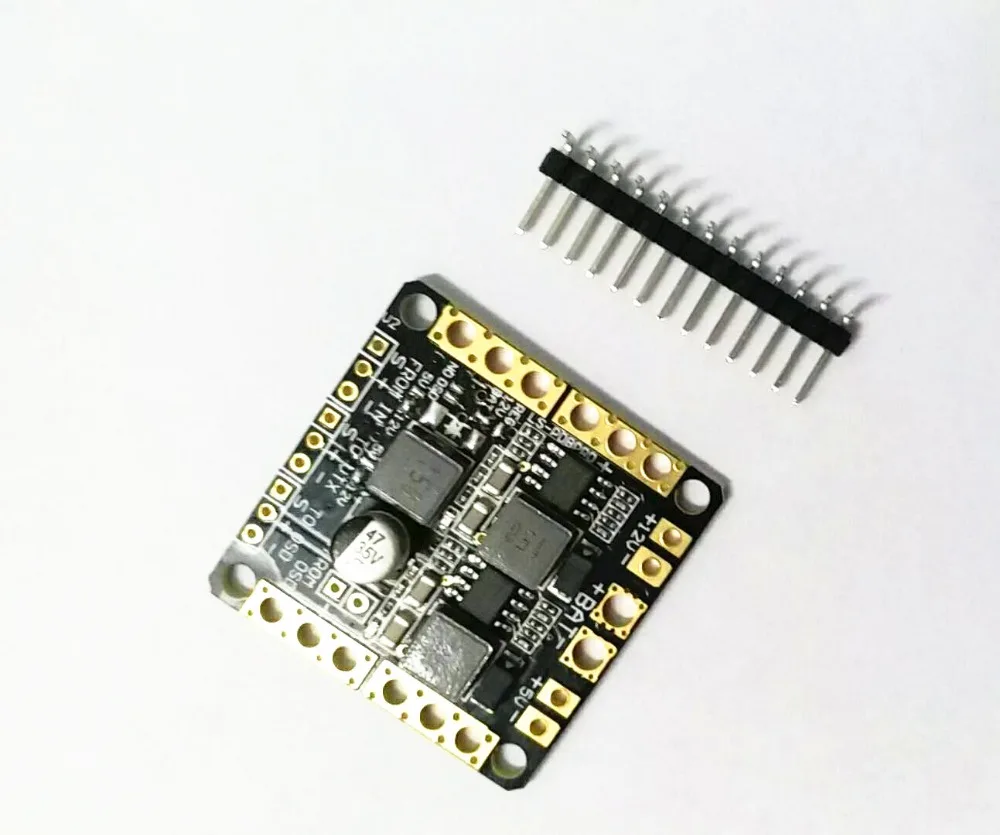 1 шт. 2 6S распределительная плата питания/5 в 12 В двойной BEC / LC фильтр 3 PCB PDB для 250 RC