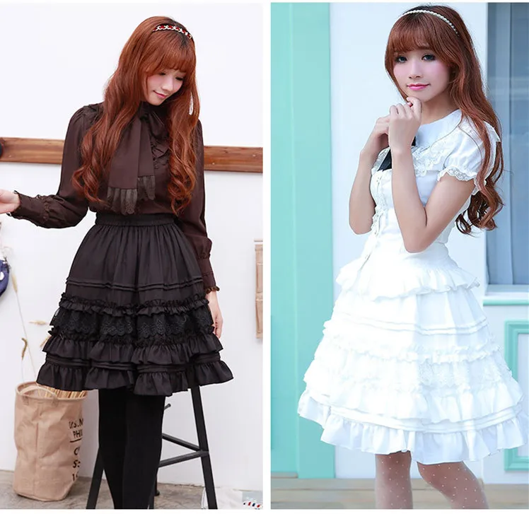 Женская Шифоновая Юбка До Колена кружевная многослойная юбка принцессы с