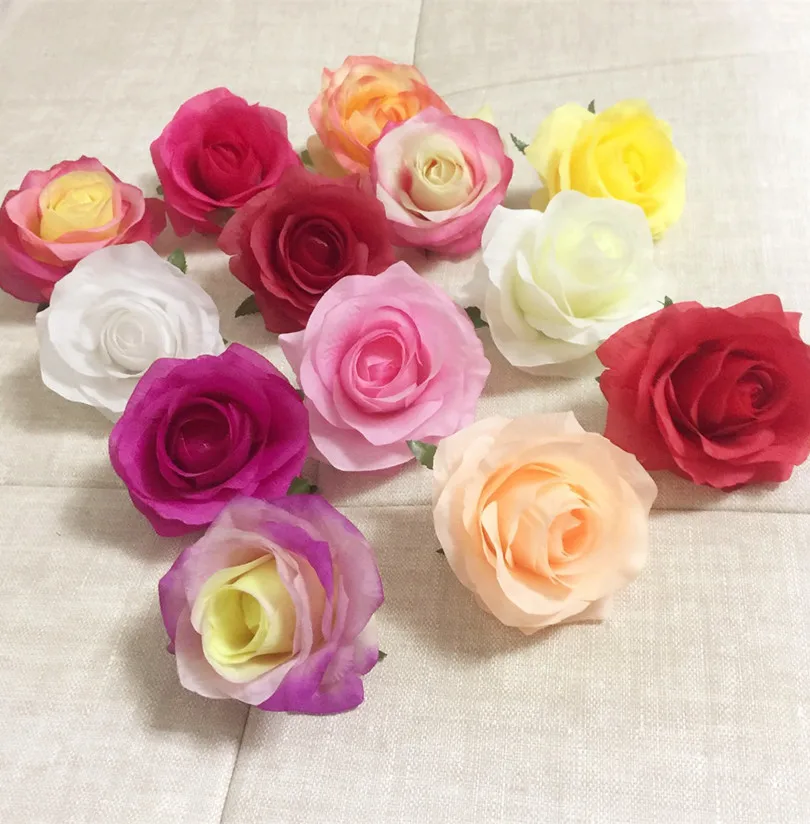 30 шт. искусственные цветы розы 8 5 см 13 цветов|flower head|rose flower headfake flowers |