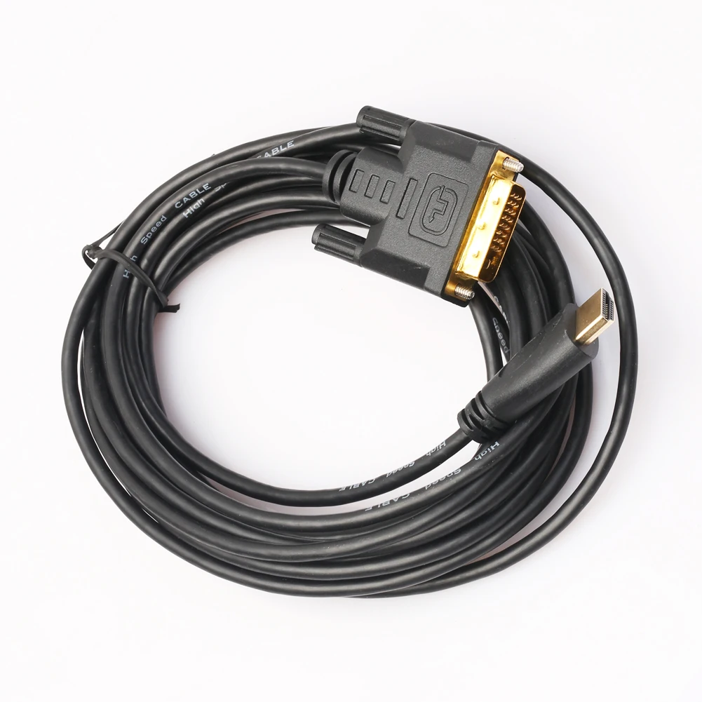 1 м/1,8 м/3 м/5 м HDMI к DVI m/m Мужской монитор для мужчин кабель дисплея с микро HDMI мини-конвертер HDMI