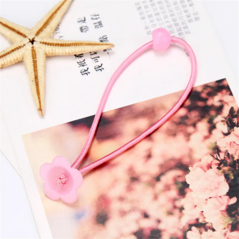 Модные эластичные резинки для волос девочек 30 шт. Цветочная повязка сделай сам