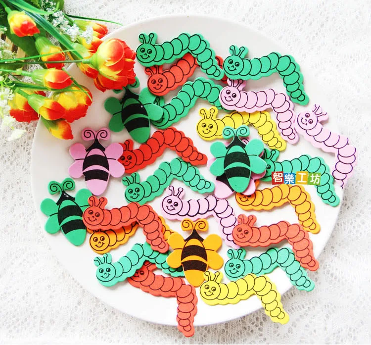 Красивая эва патч губчатая бумага пена стикер ручной работы DIY материал детские