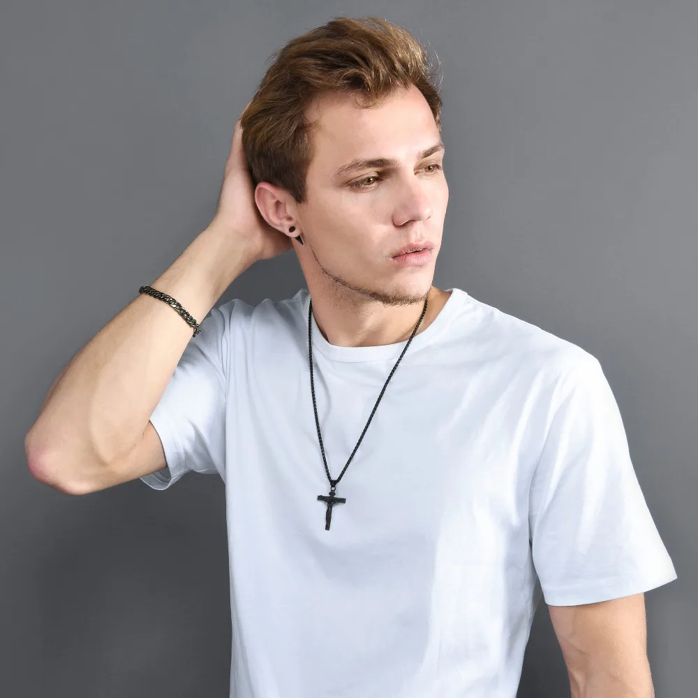 Женская винтажная подвеска с цепочкой на шею|crucifix pendant|pendant with chaincrucifix cross pendant |