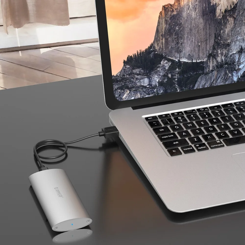 ORICO M.2 к USB3.1 type-C USB3.0 SSD корпус адаптер конвертер карт внешний алюминиевый SSD чехол для 2230/2242/2260/2280