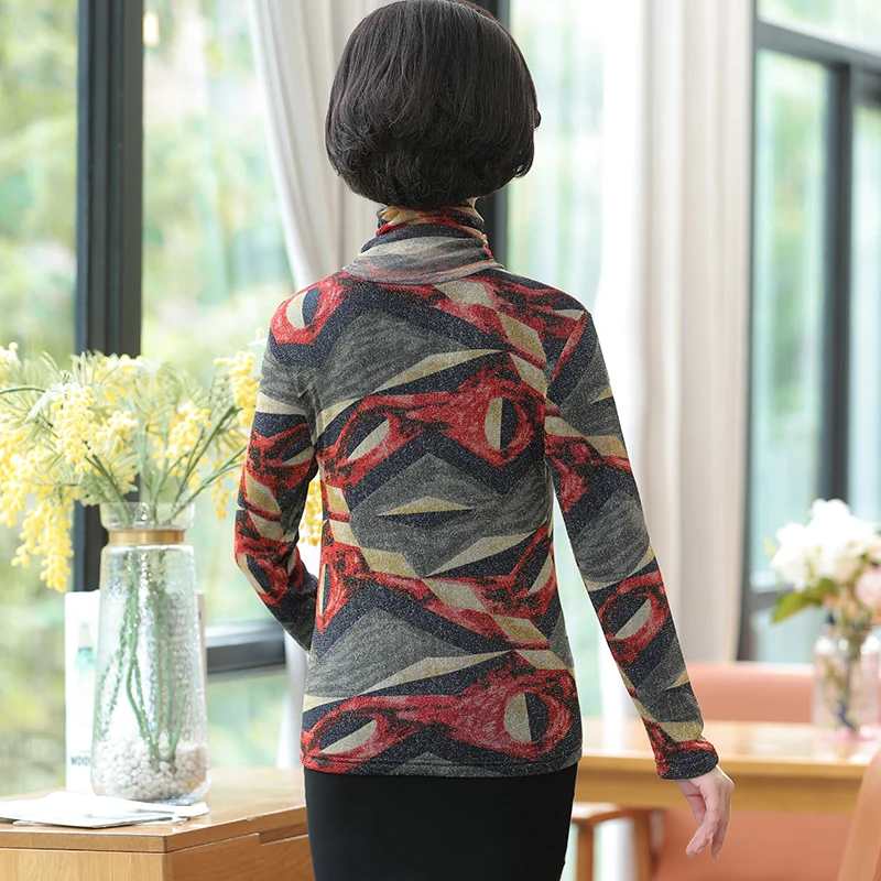 Женская Вельветовая рубашка ASLTW зимняя теплая водолазка с длинным рукавом и