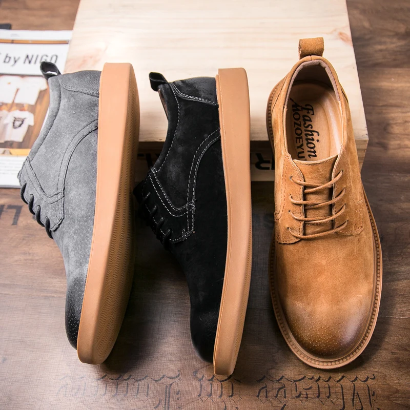 MOZOEYU Spring Autumn Mens Oxfords Shoes Handmade Italian Style Men Luxury Brand Cow Leather Lace-up Office Flats Footwear | Обувь